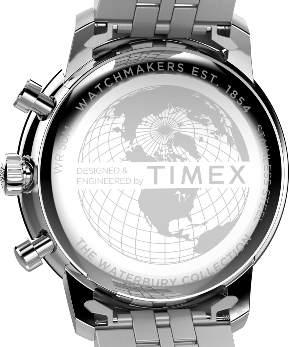 Heritage Waterbury Metropolitan Chronograph 41mm Stainless Steel Bracelet Watch