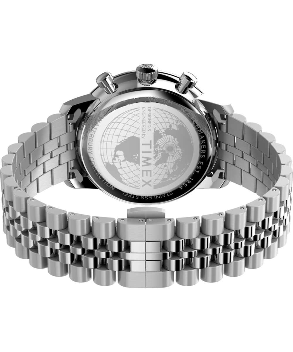 Heritage Waterbury Metropolitan Chronograph 41mm Stainless Steel Bracelet Watch