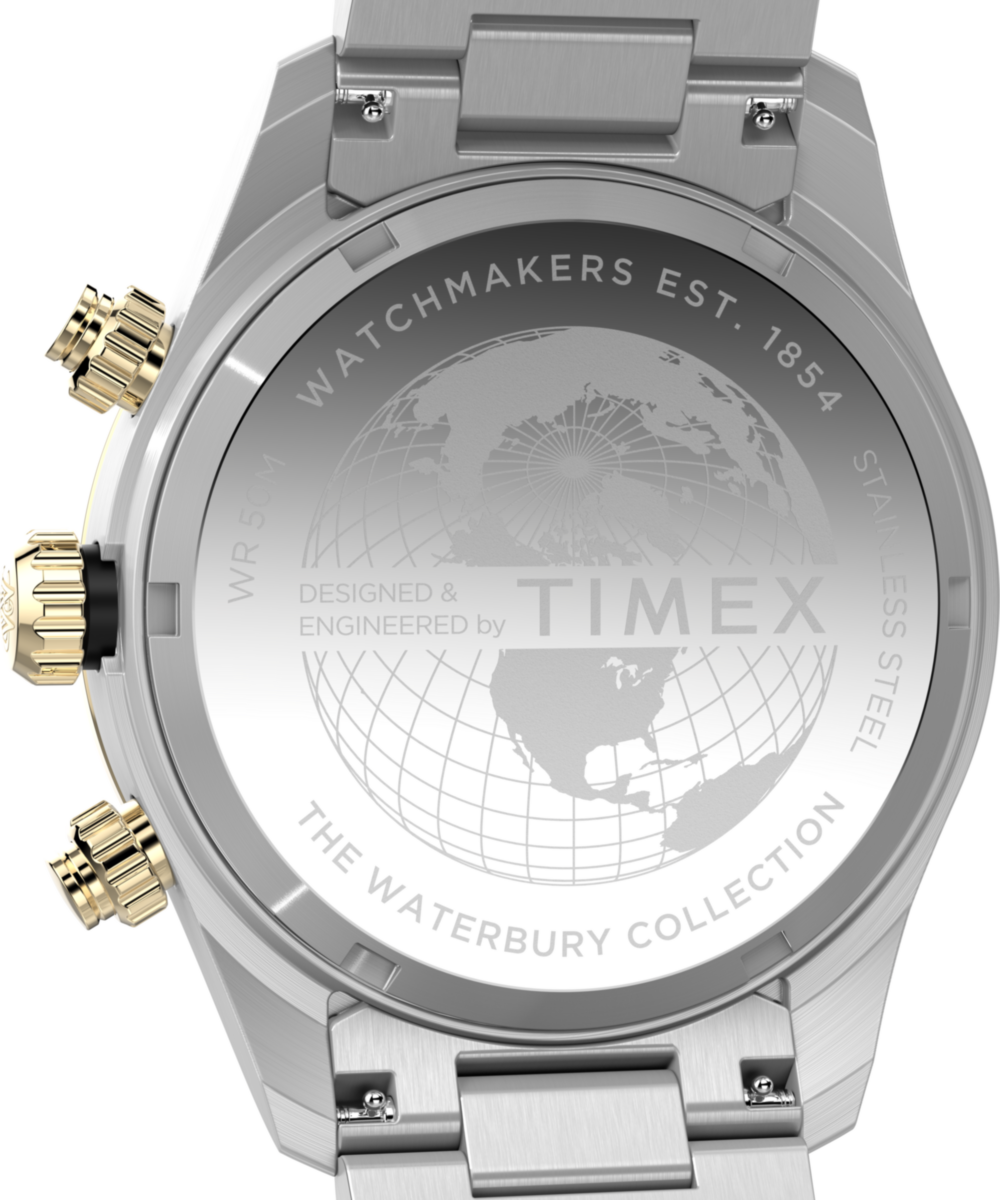 Heritage Waterbury Heritage Chronograph 39mm Stainless Steel Bracelet Watch