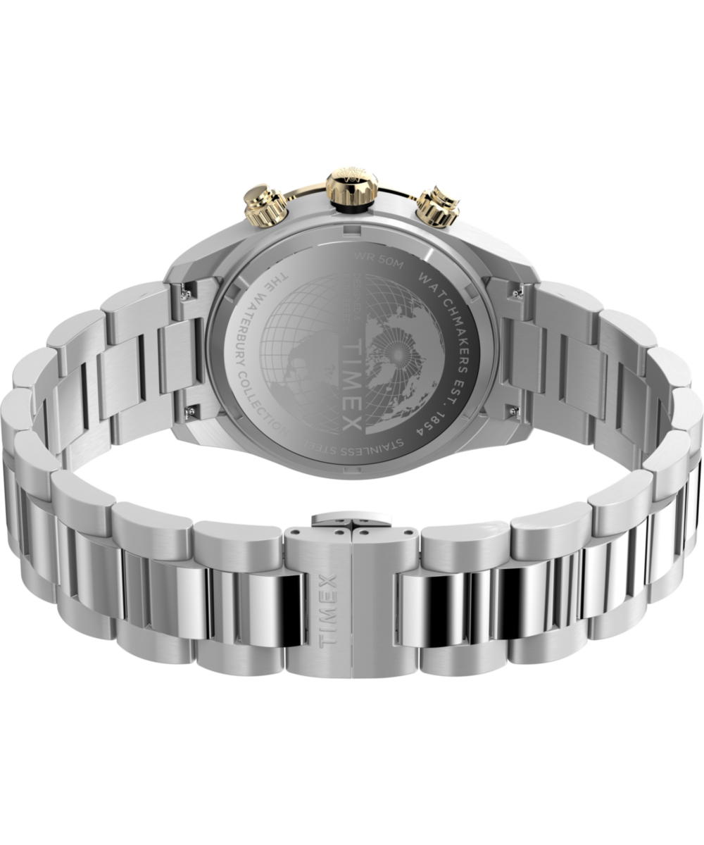 Heritage Waterbury Heritage Chronograph 39mm Stainless Steel Bracelet Watch