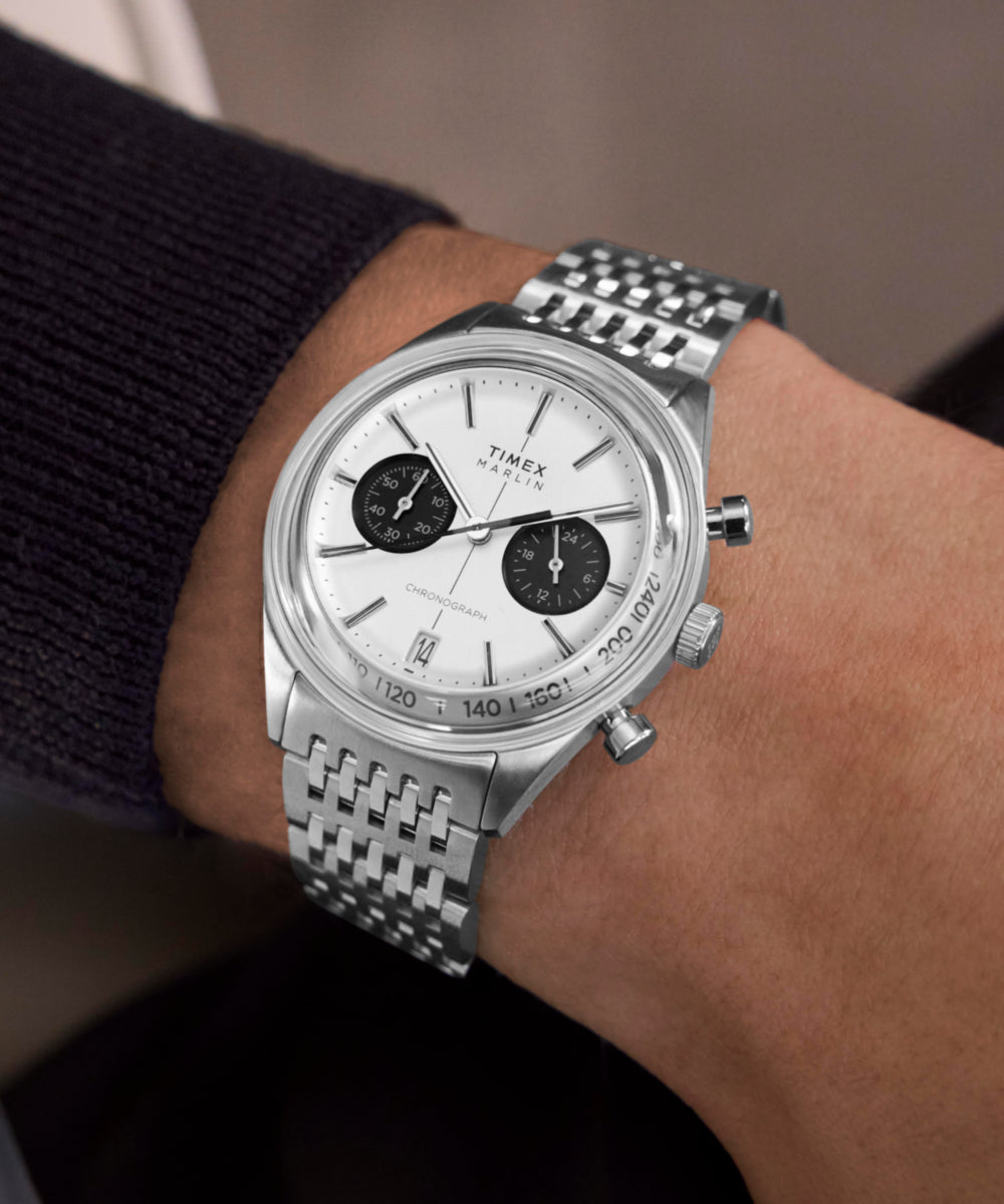 Heritage Marlin Jet Quartz Chronograph 40mm Stainless Steel Bracelet Watch