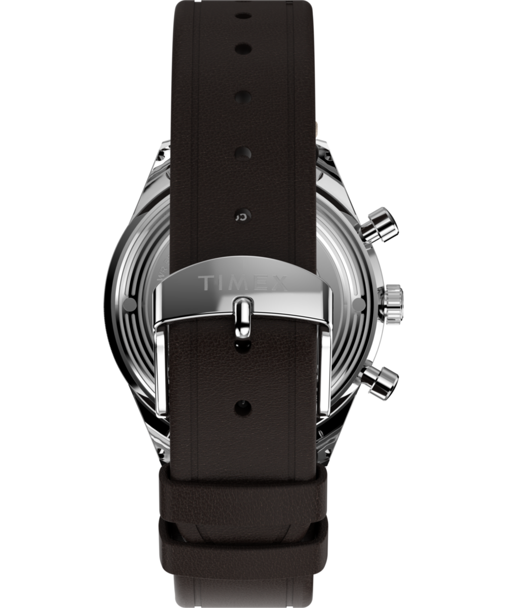 Heritage Marlin Jet Quartz Chronograph 40mm Leather Strap Watch