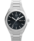 Heritage Q Timex Continental Day and Date 39mm Stainless Steel Bracelet Watch