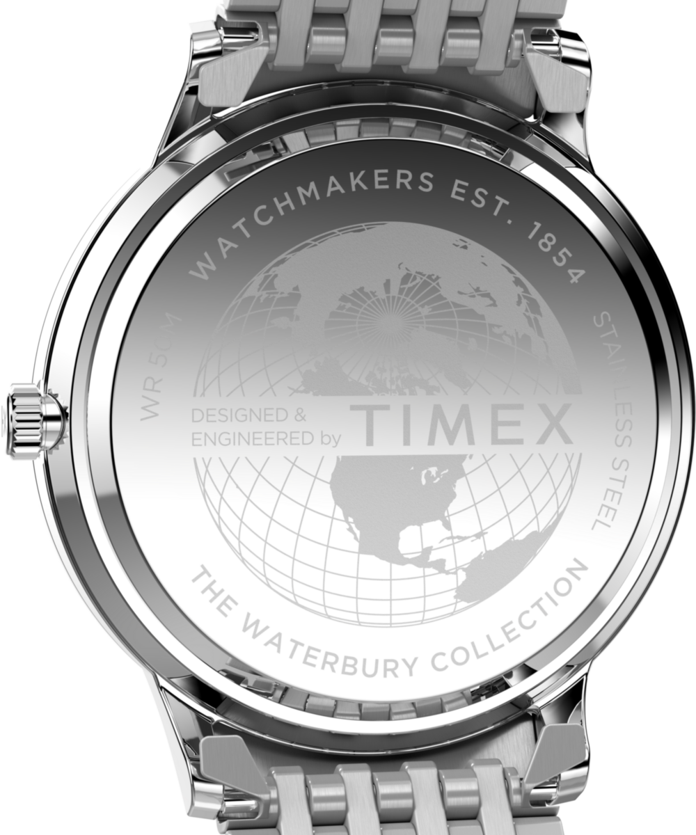 Heritage Waterbury Classic 40mm Stainless Steel Bracelet Watch