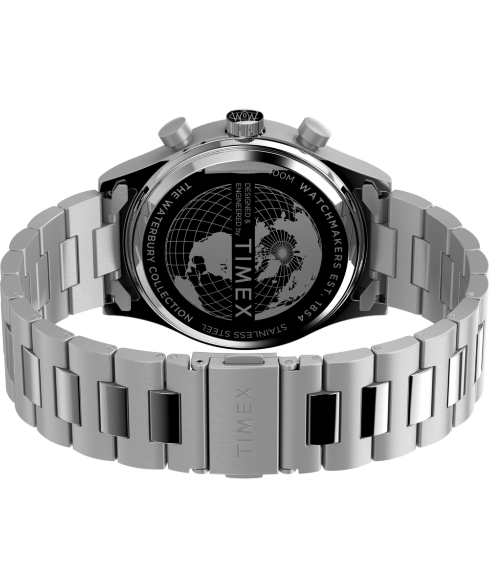 Heritage Waterbury Traditional Fly Back Chronograph 43mm Stainless Steel Bracelet Watch