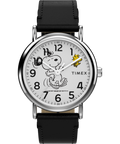 Heritage Peanuts x Timex Weekender Snoopy Dancing 38mm Leather Strap Watch