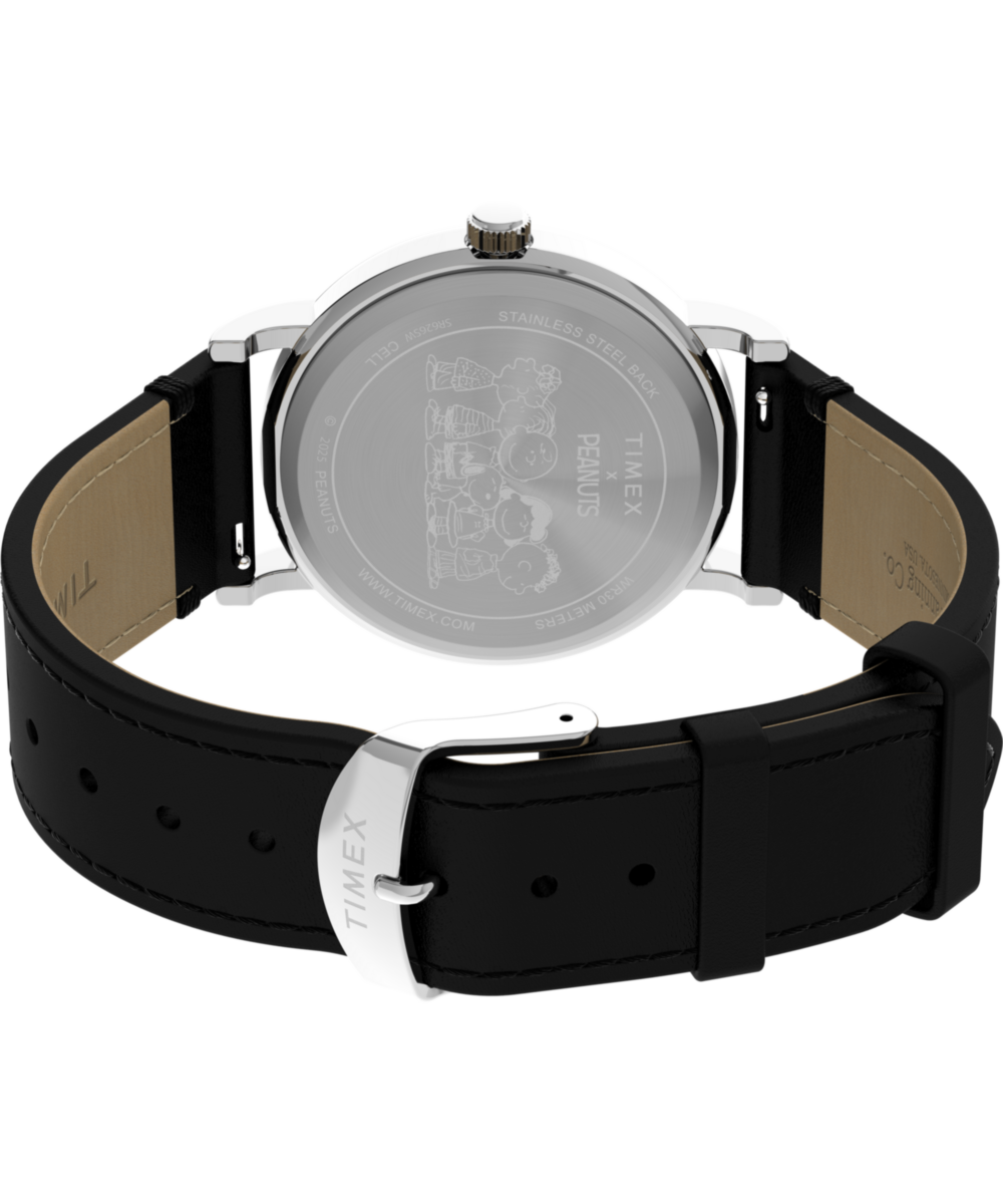 Heritage Peanuts x Timex Weekender Snoopy Dancing 38mm Leather Strap Watch