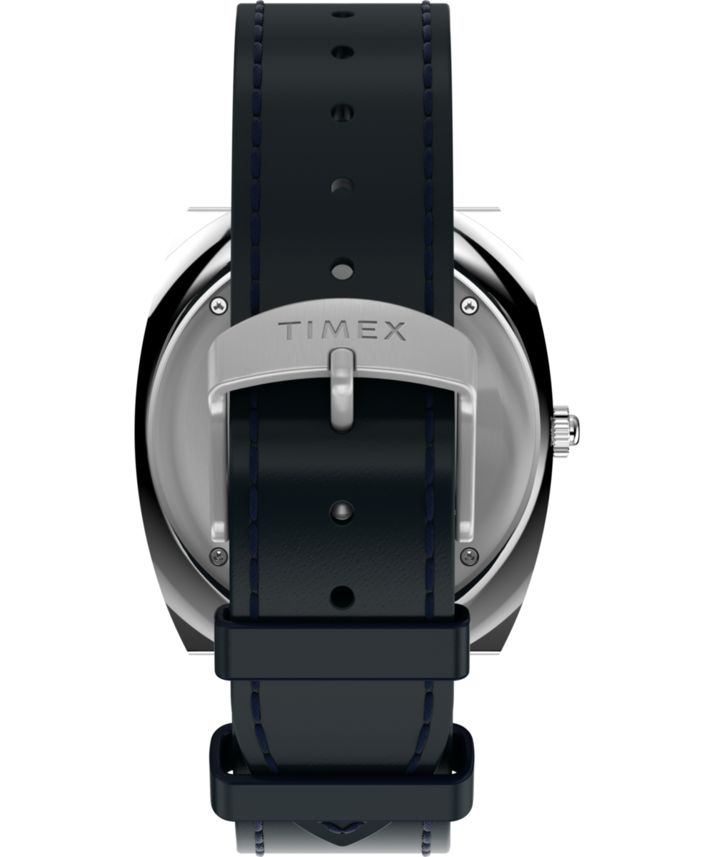 Heritage Q Timex 1972 World Time 39mm Leather Strap Watch