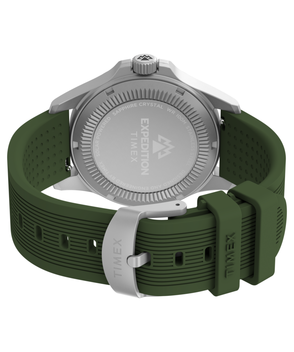 Heritage Expedition Field Post Solar 41mm Silicone Strap Watch
