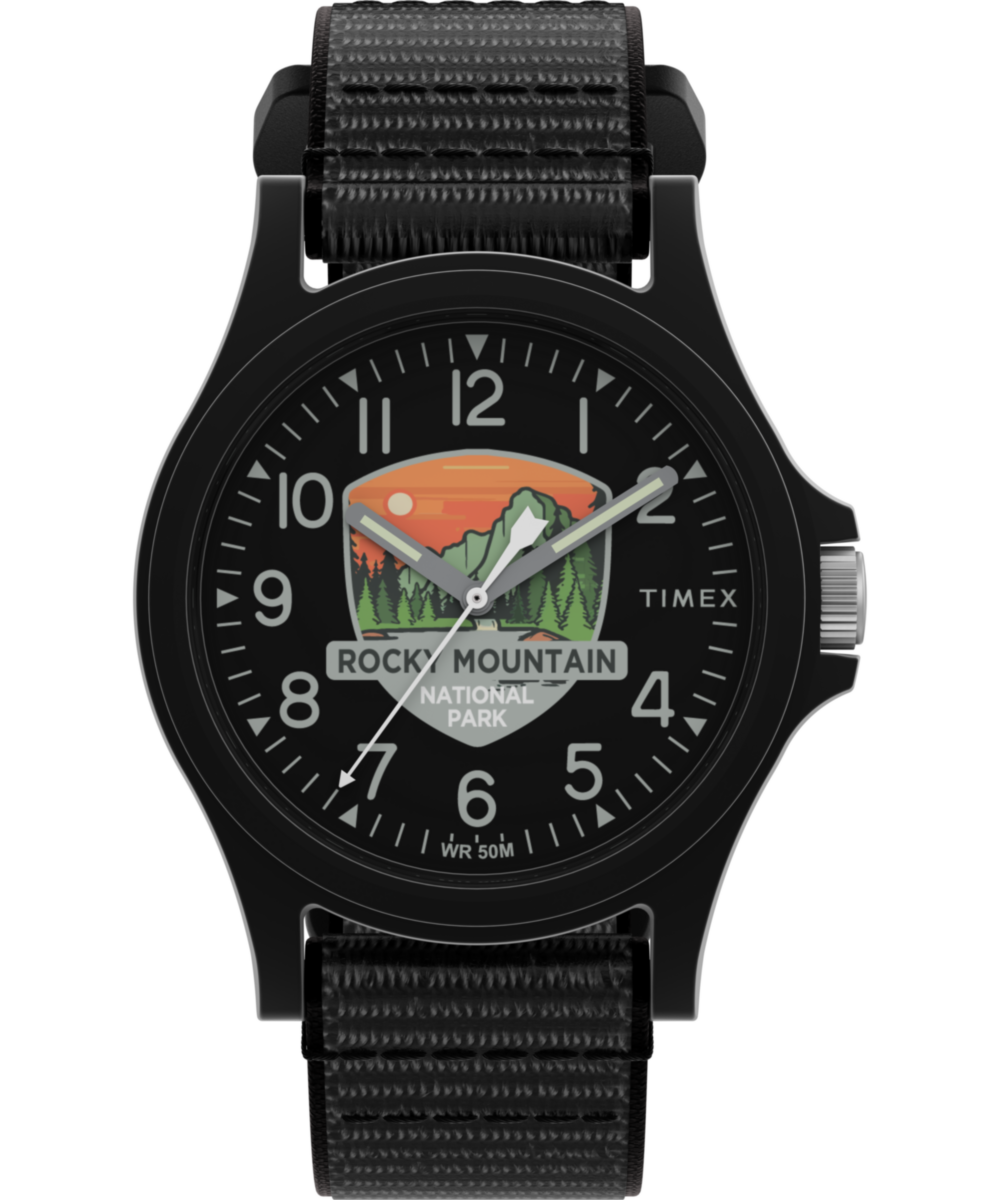 Heritage Timex Rocky Mountain National Park 40mm Fabric Strap Watch