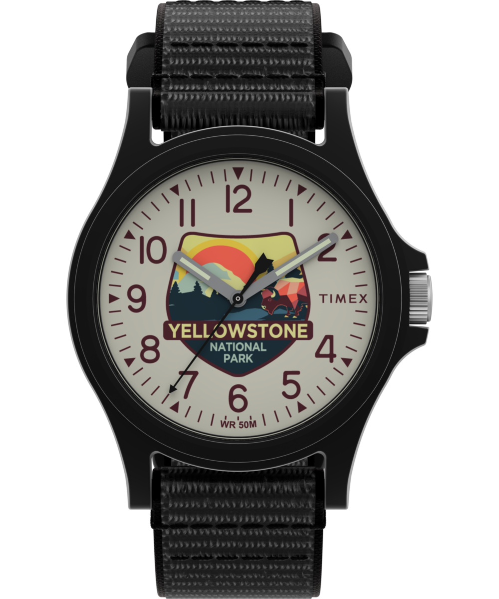 Heritage Timex Yellowstone National Park 40mm Fabric Strap Watch