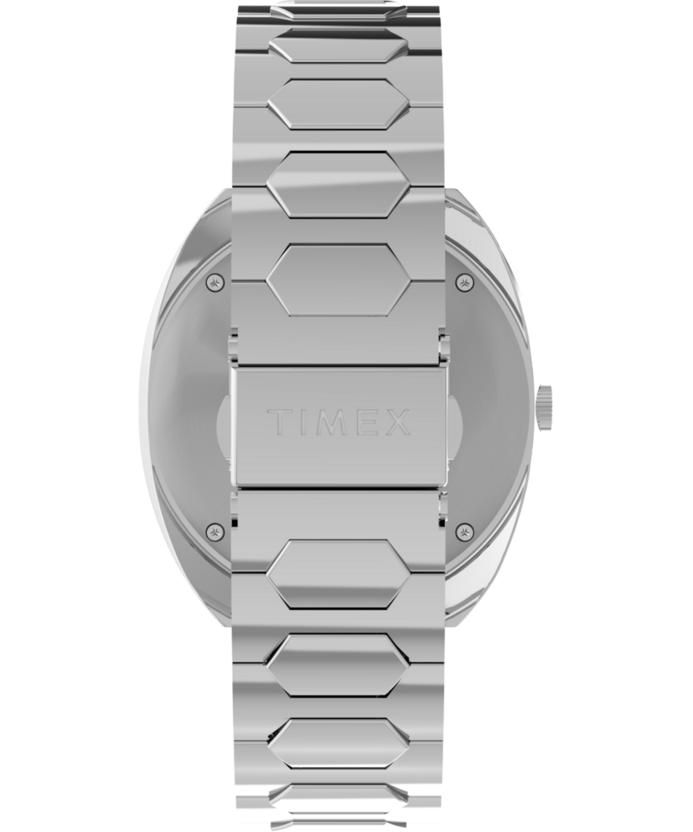 Heritage Q Timex 1972 Time Machine Reissue 39mm Stainless Steel Bracelet Watch
