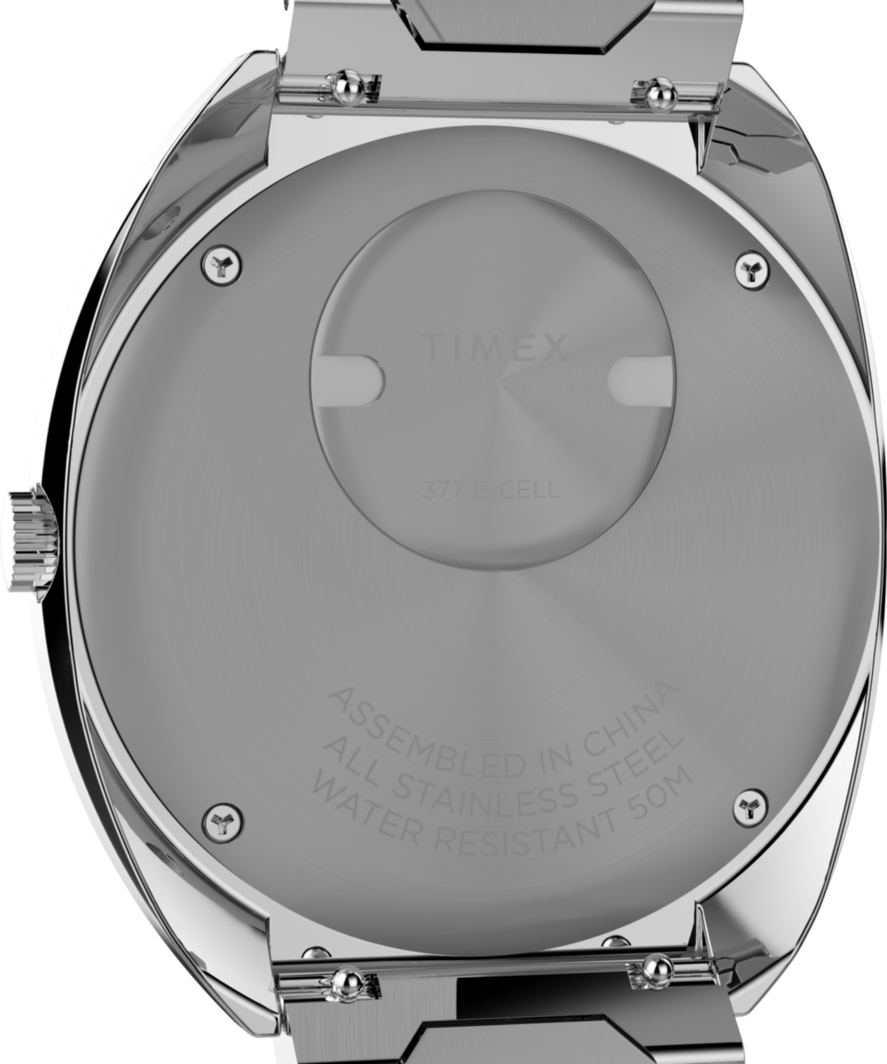 Heritage Q Timex 1972 Time Machine Reissue 39mm Stainless Steel Bracelet Watch
