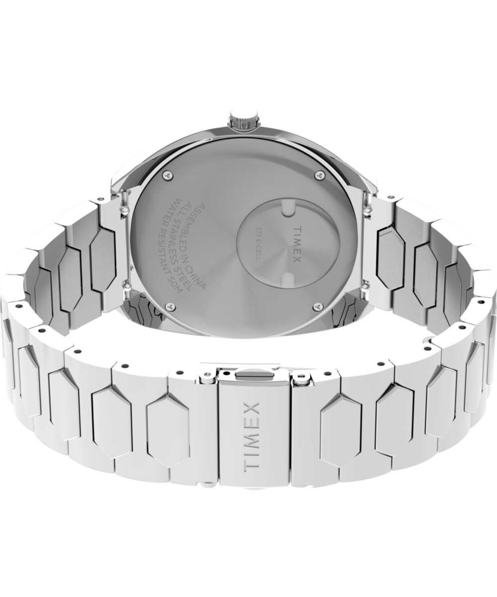 Heritage Q Timex 1972 Time Machine Reissue 39mm Stainless Steel Bracelet Watch