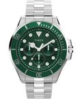 Heritage Harborside Coast Multifunction 43mm Stainless Steel Bracelet Watch