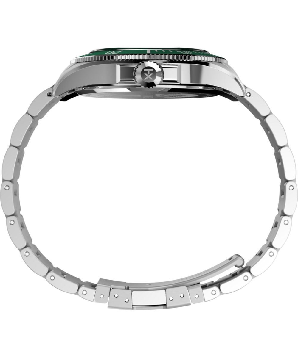 Heritage Harborside Coast Multifunction 43mm Stainless Steel Bracelet Watch