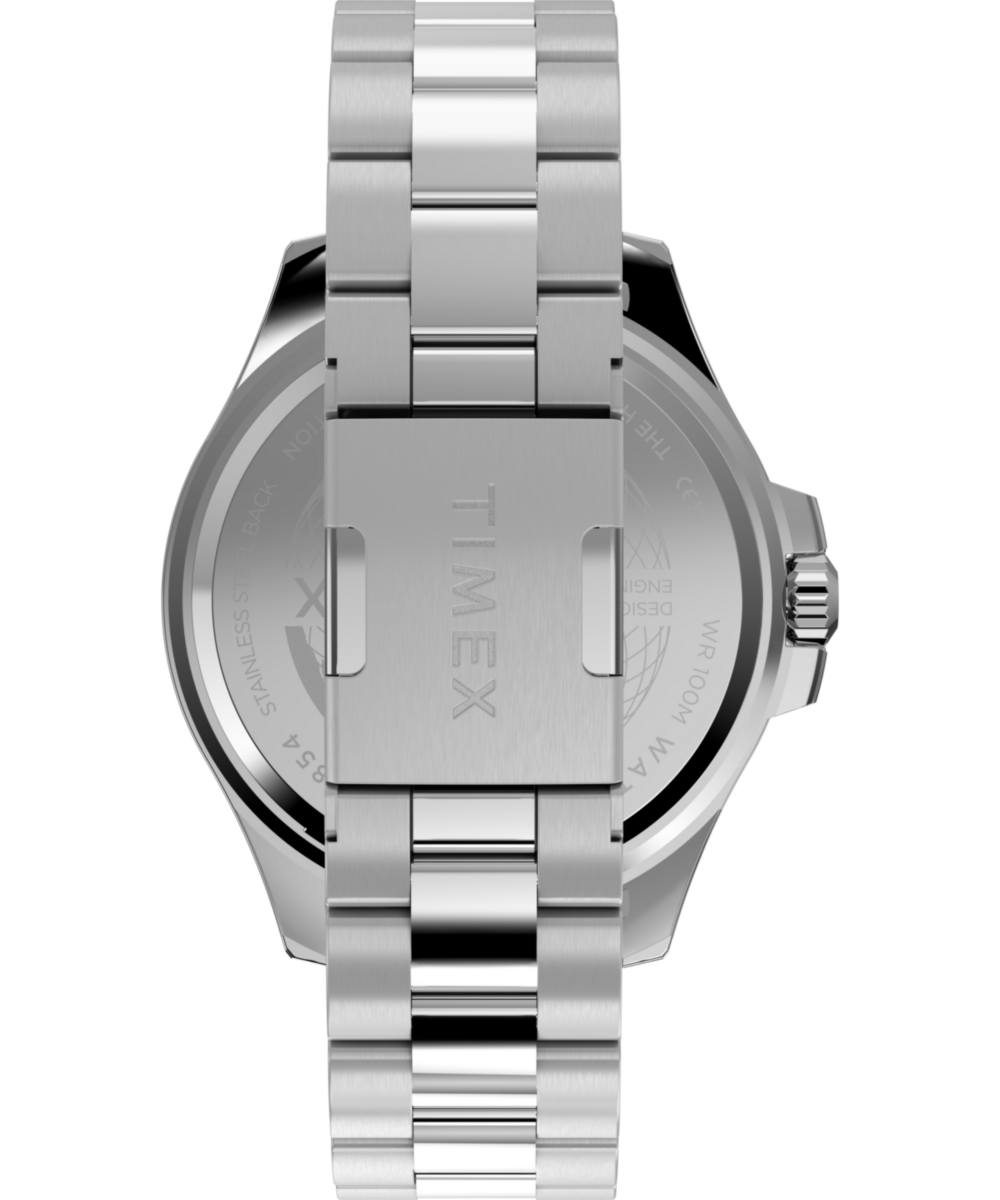 Heritage Harborside Coast Multifunction 43mm Stainless Steel Bracelet Watch