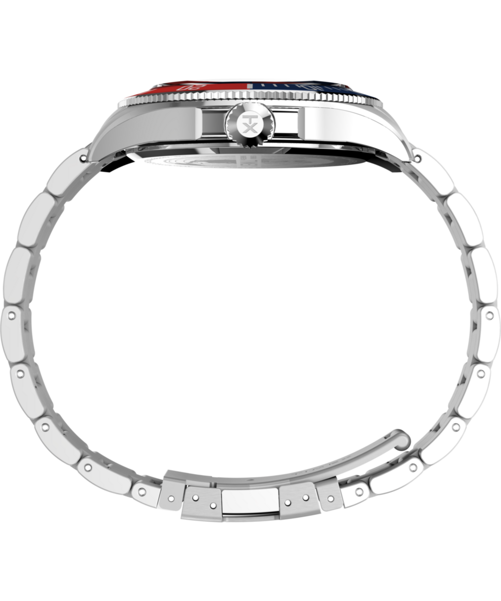 Heritage Harborside Coast Multifunction 43mm Stainless Steel Bracelet Watch