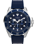 Heritage Harborside Coast Multifunction 43mm Synthetic Rubber Strap Watch
