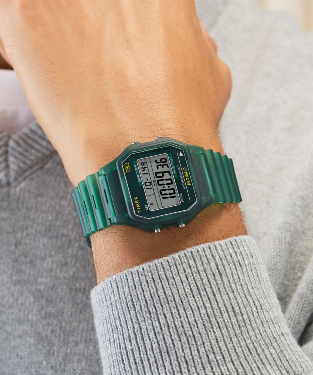 Heritage Timex T80 34mm Resin Strap Watch