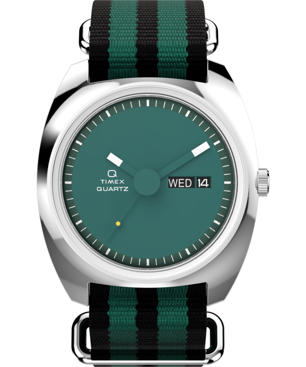 Heritage Q Timex 1975 Enigma 37mm Fabric Strap Watch