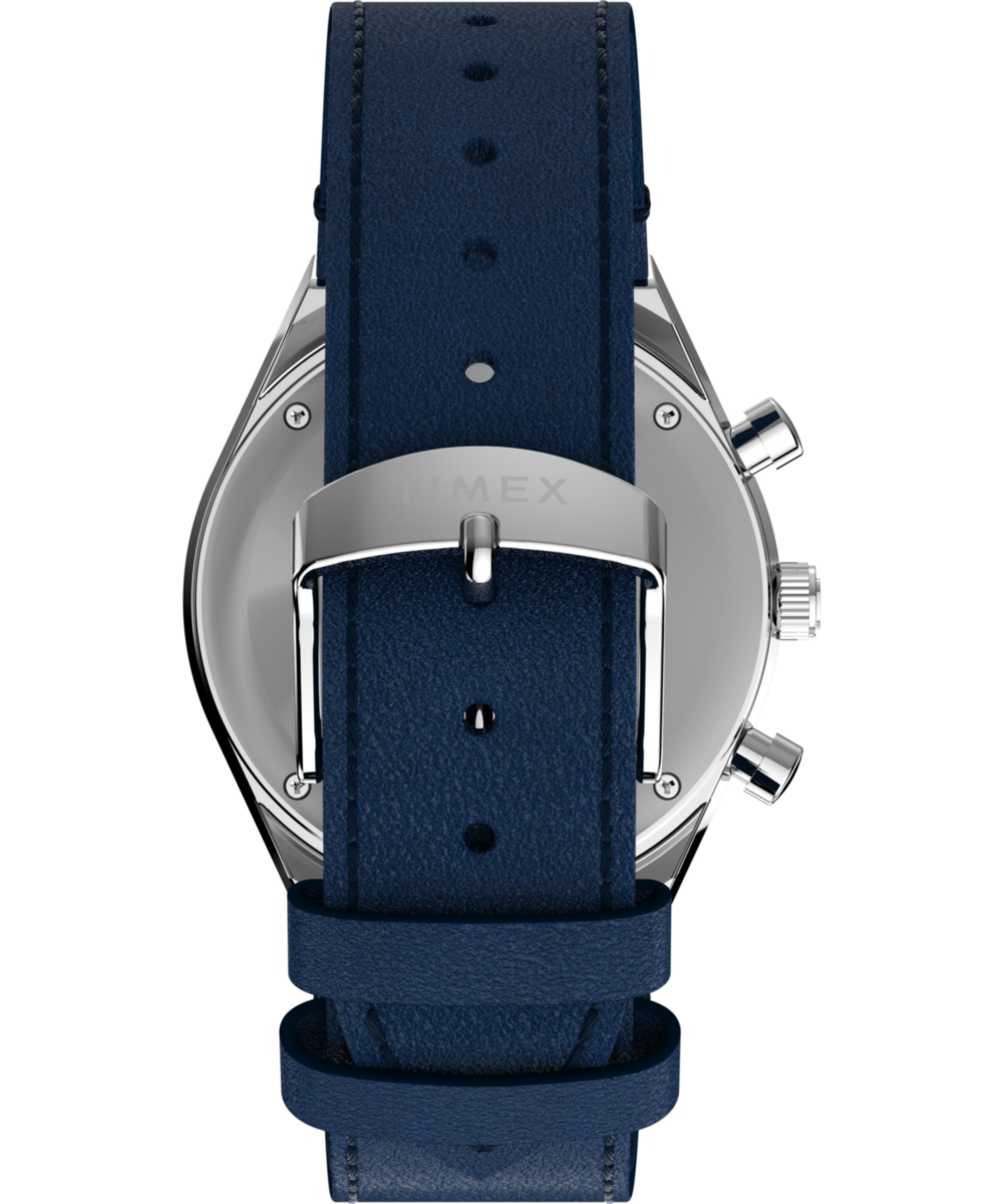 Heritage Q Timex Chronograph 40mm Leather Strap Watch
