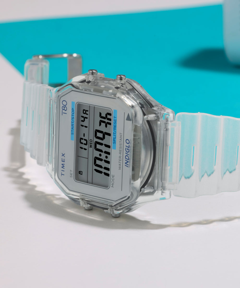 Heritage Timex T80 34mm Resin Strap Watch