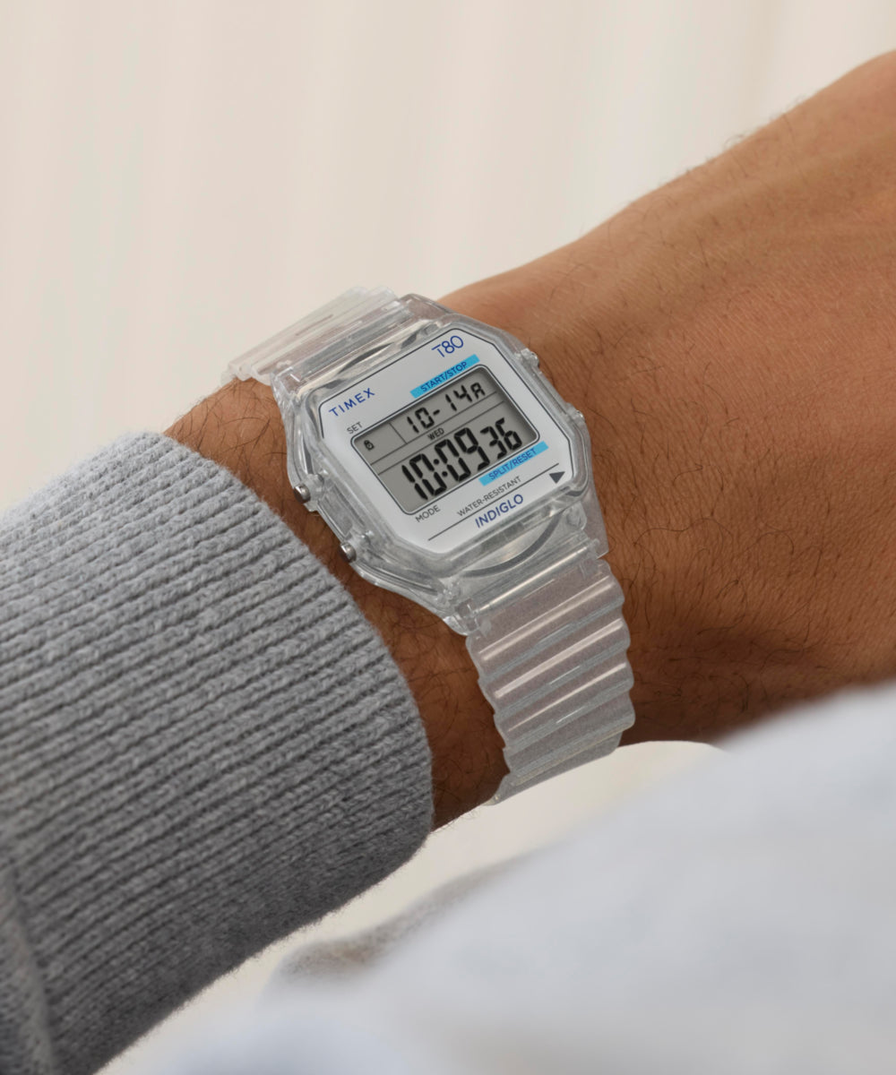 Heritage Timex T80 34mm Resin Strap Watch