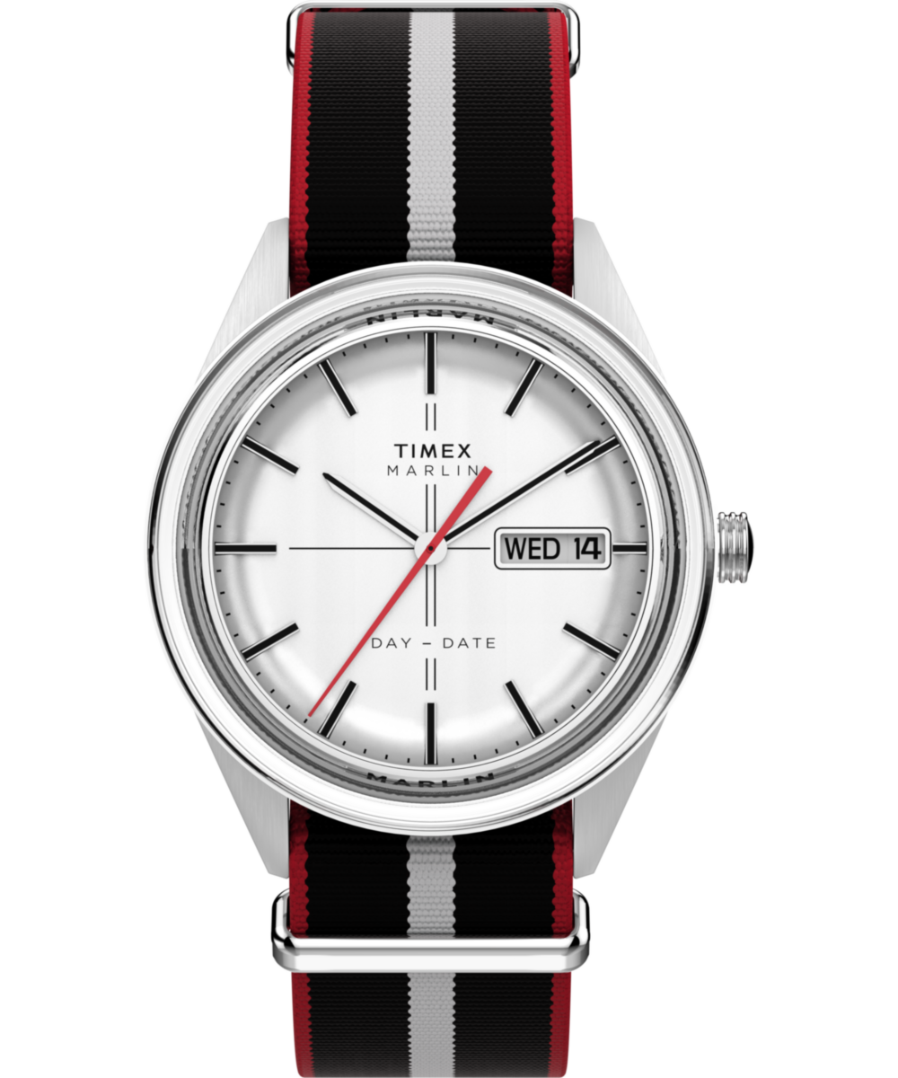 Heritage Marlin Jet Quartz 38mm Fabric Strap Watch