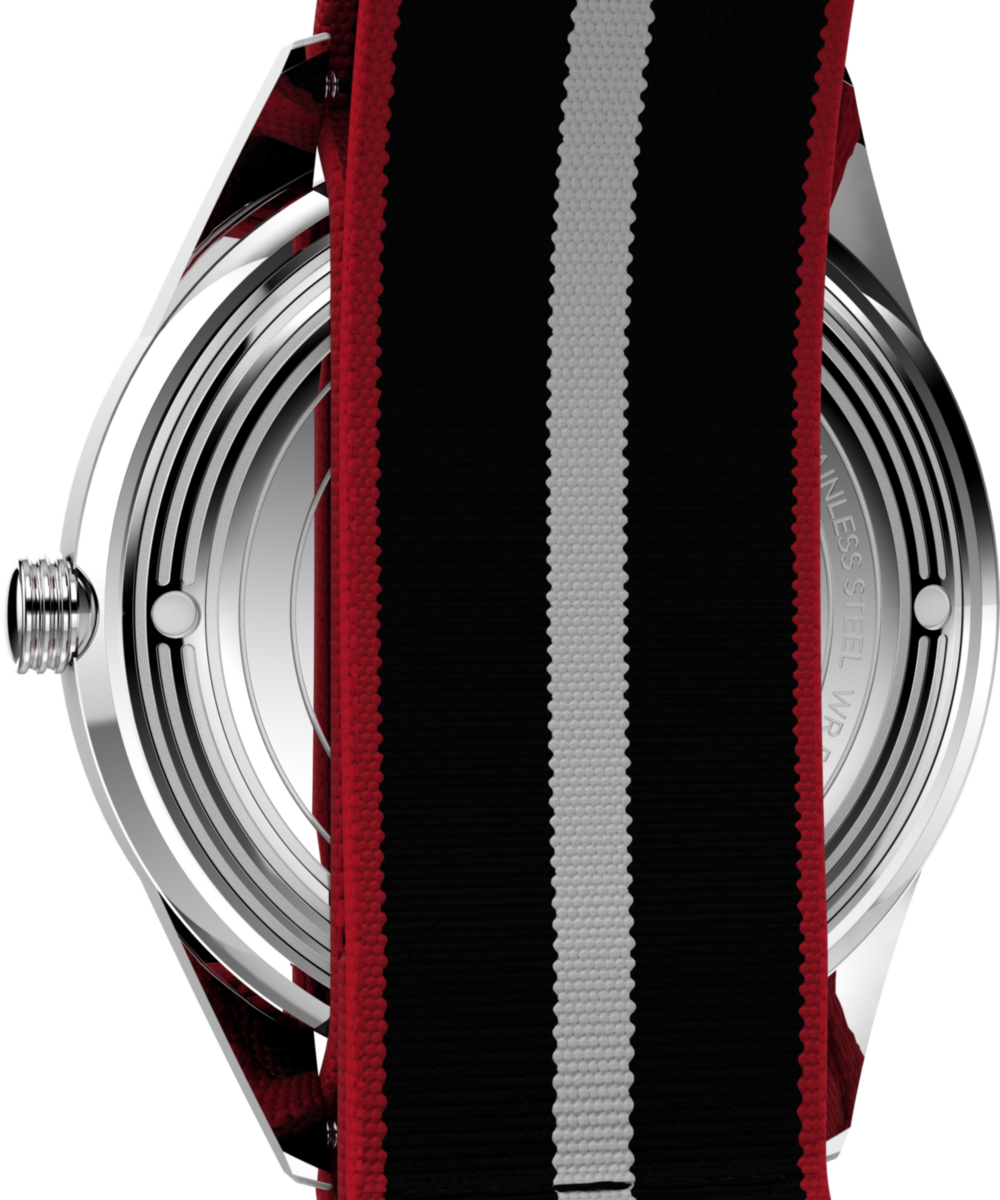 Heritage Marlin Jet Quartz 38mm Fabric Strap Watch