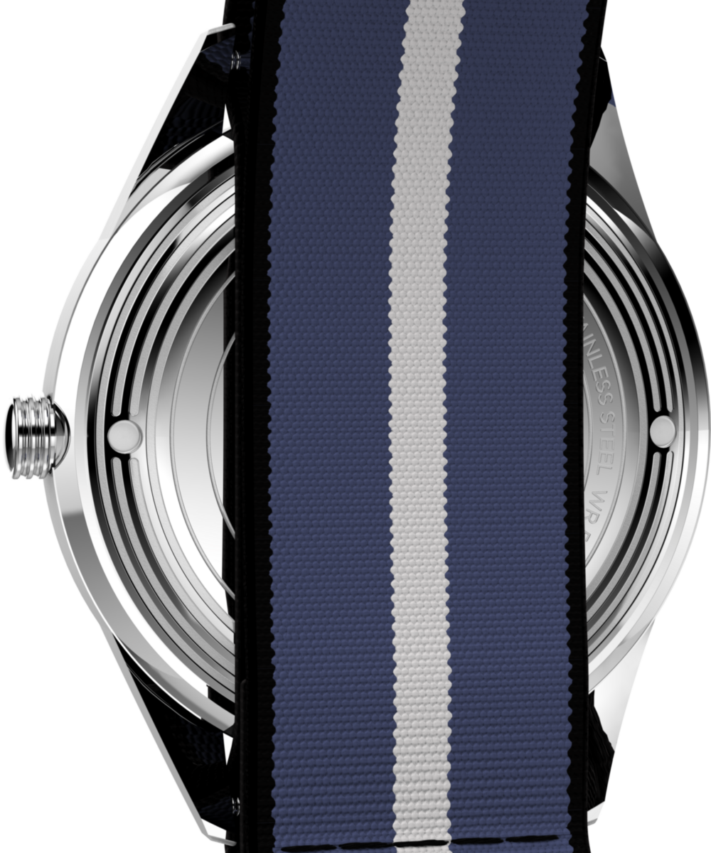 Heritage Marlin Jet Quartz 38mm Fabric Strap Watch
