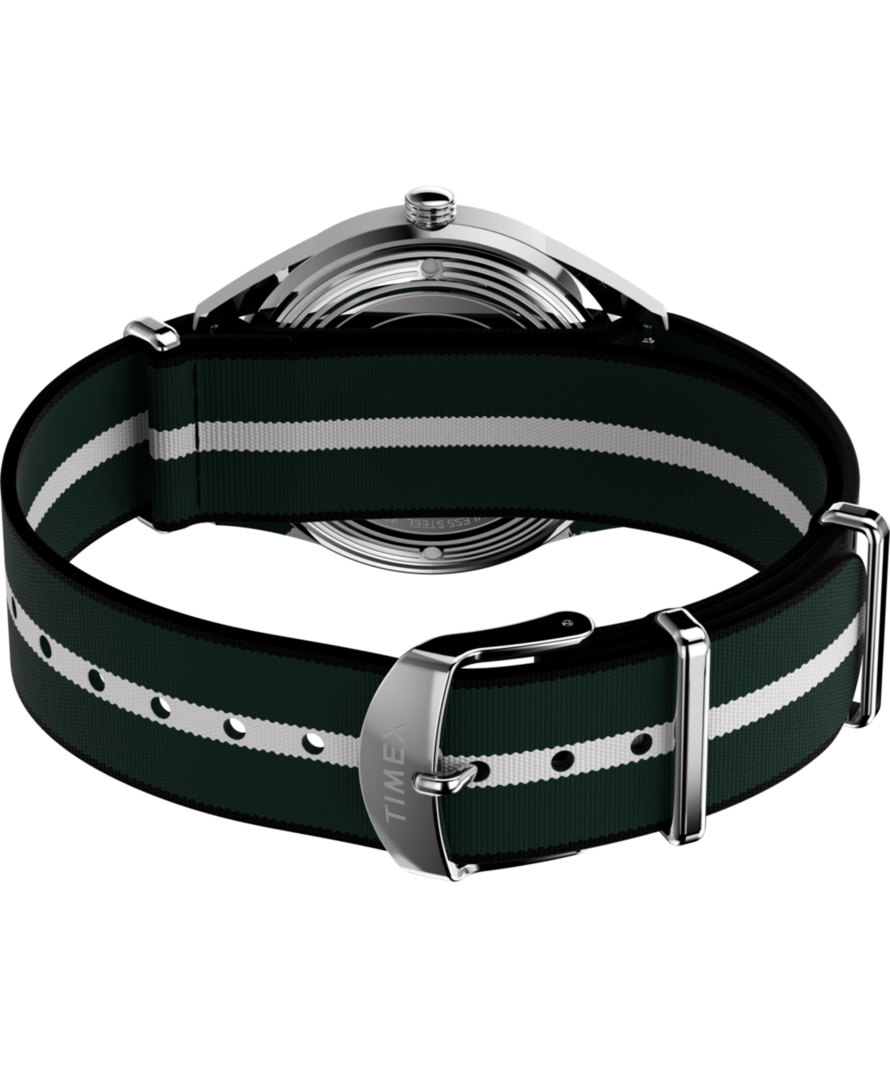 Heritage Marlin Jet Quartz 38mm Fabric Strap Watch
