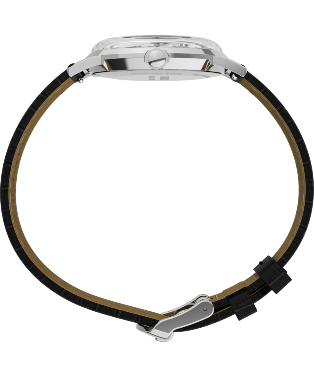 Heritage Marlin Quartz 34mm Leather Strap Watch