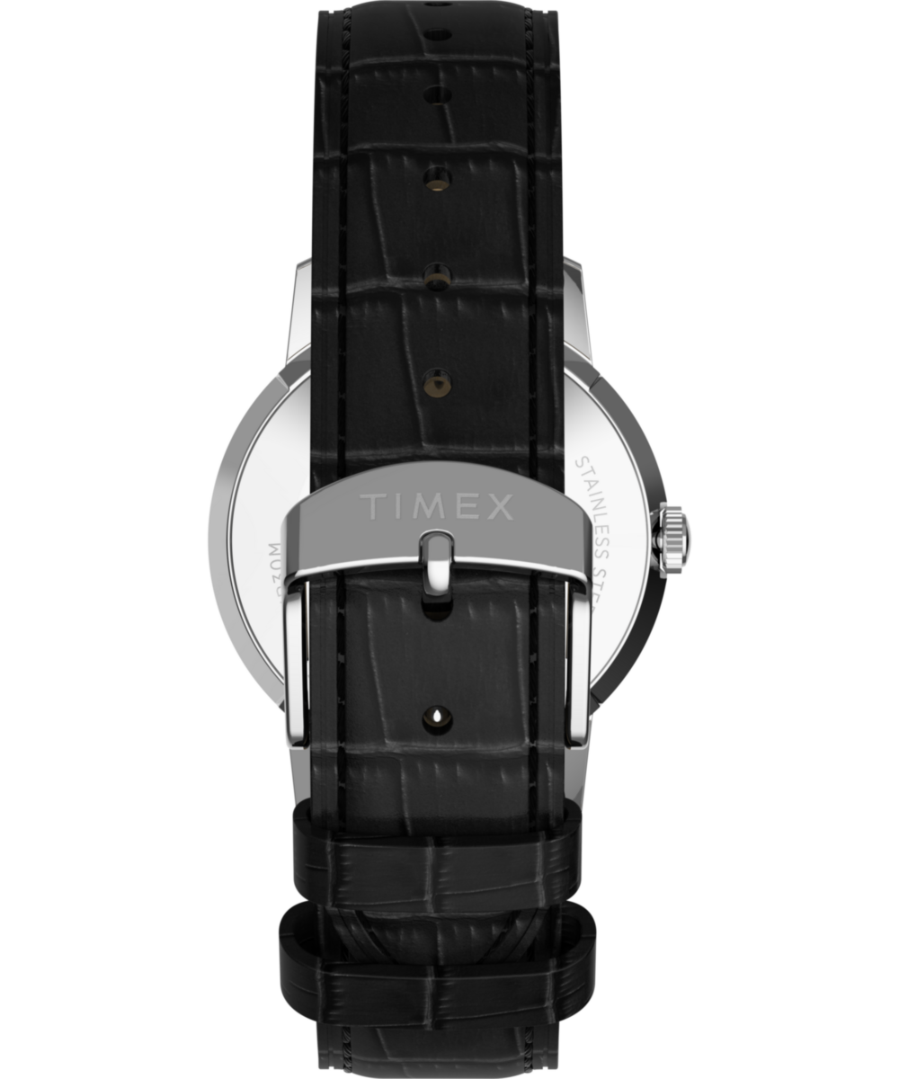 Heritage Marlin Quartz 34mm Leather Strap Watch
