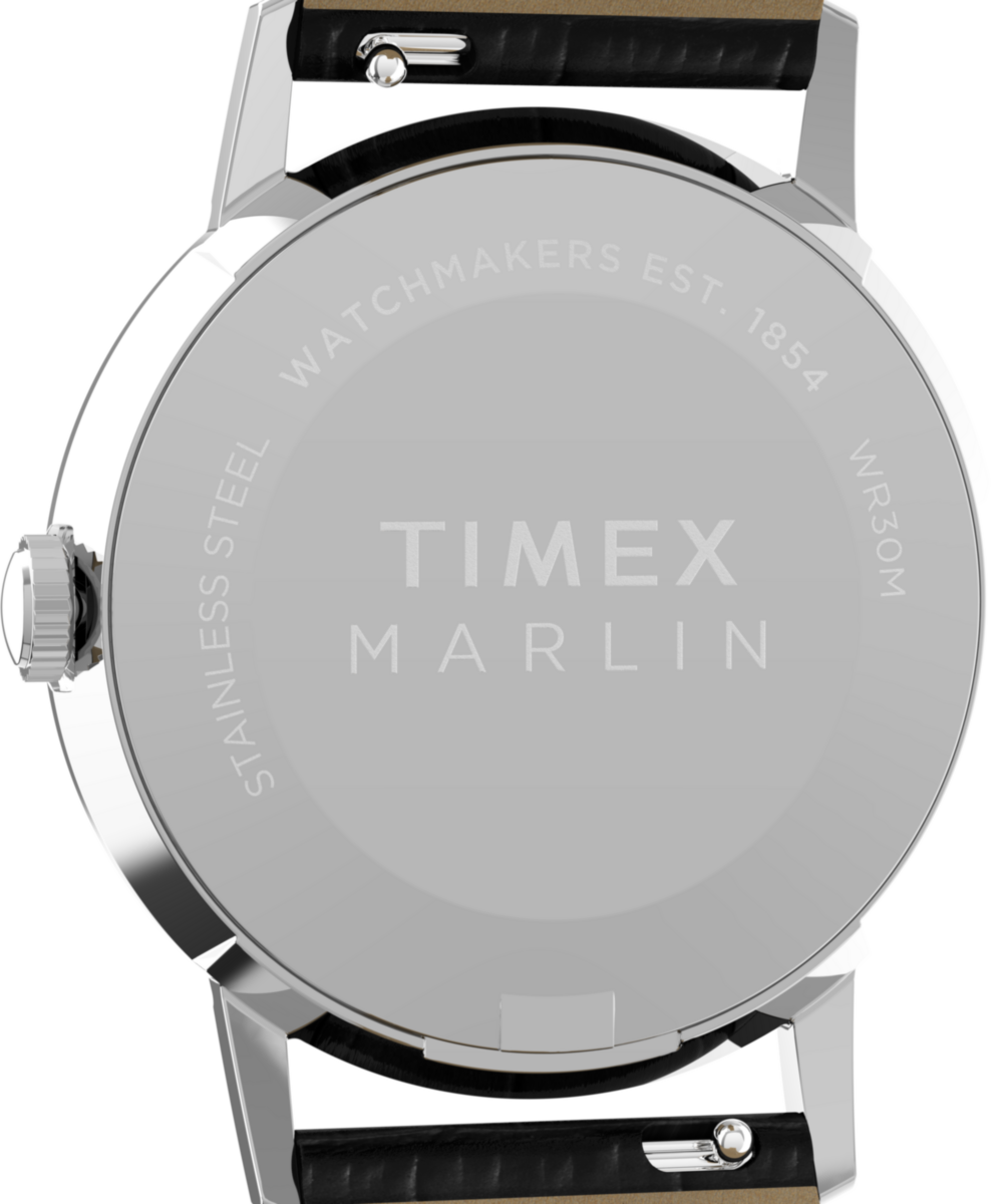 Heritage Marlin Quartz 34mm Leather Strap Watch