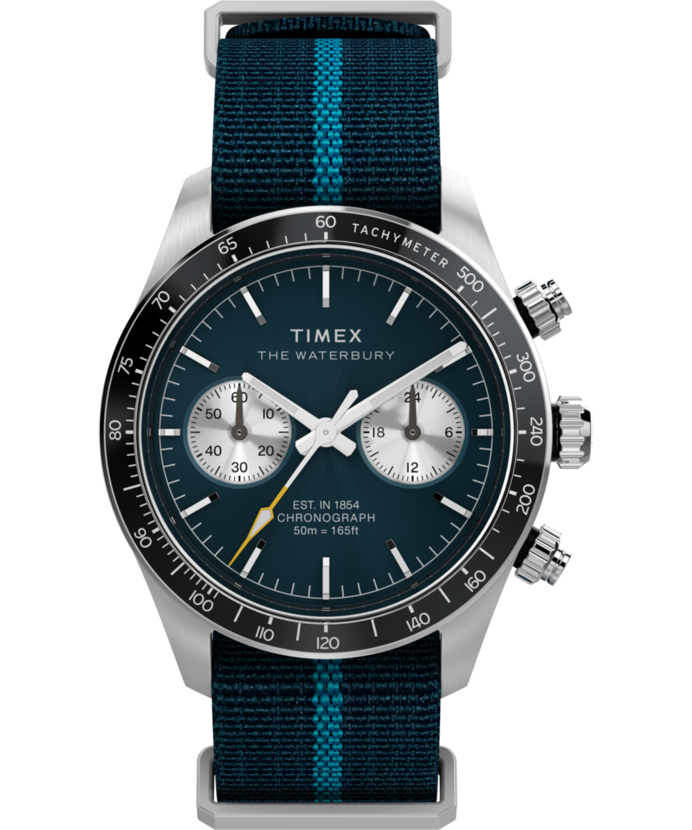 Heritage Waterbury Heritage Chronograph 39mm Fabric Strap Watch