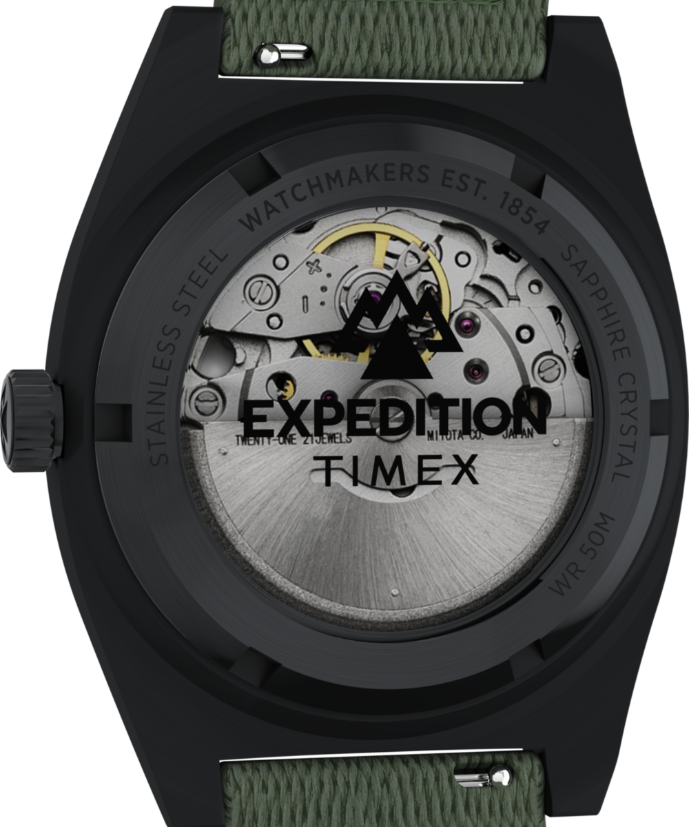 Heritage Expedition Capstone Automatic 39mm Eco-Conscious Fabric Strap Watch