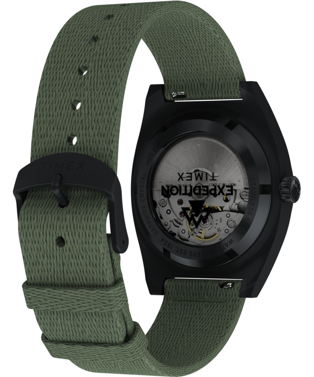 Heritage Expedition Capstone Automatic 39mm Eco-Conscious Fabric Strap Watch