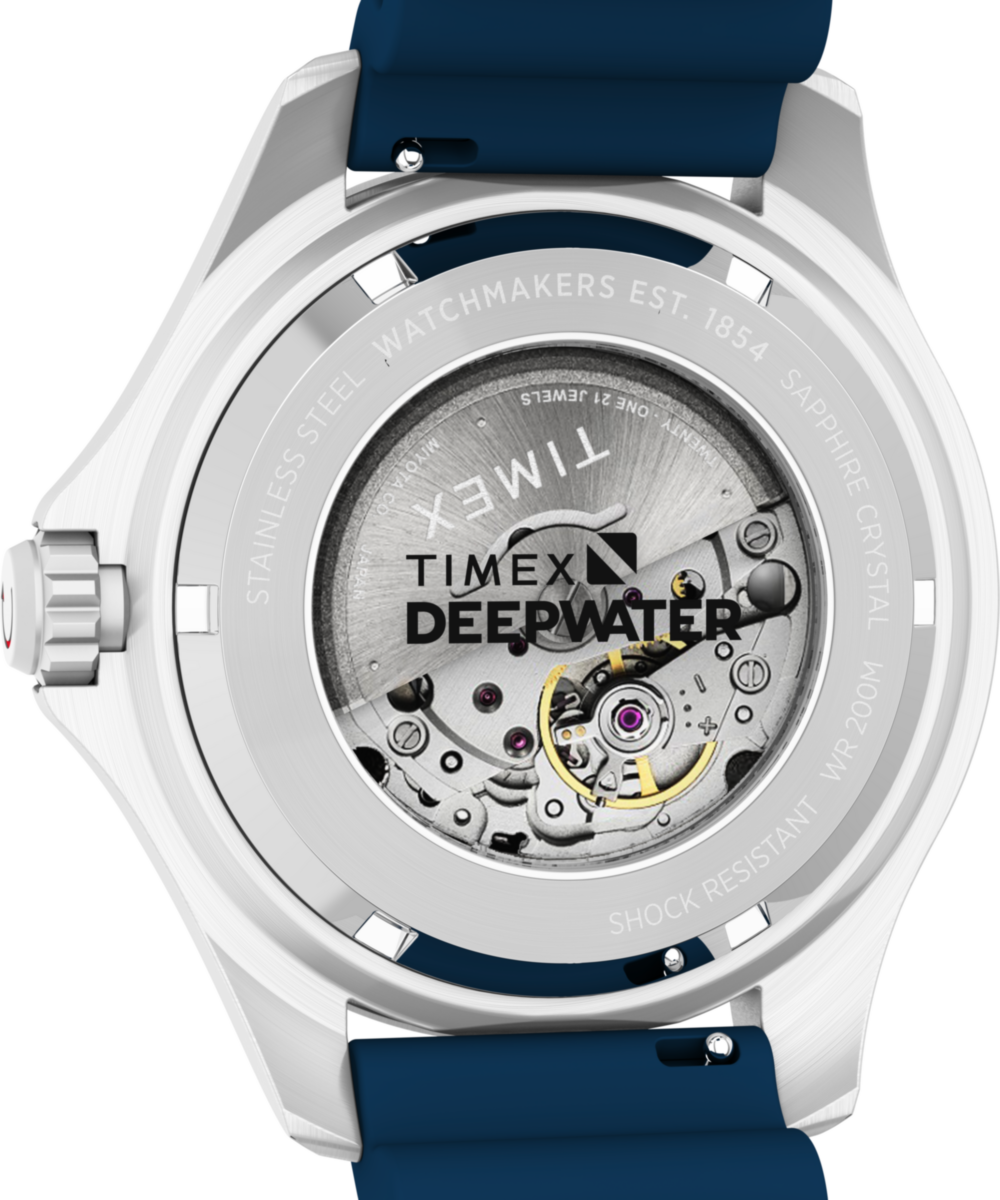 Heritage Deepwater Meridian 200 Automatic 44mm HNBR Rubber Strap Watch
