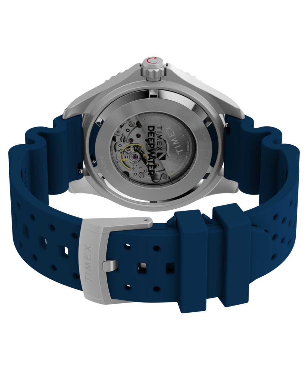 Heritage Deepwater Meridian 200 Automatic 44mm HNBR Rubber Strap Watch