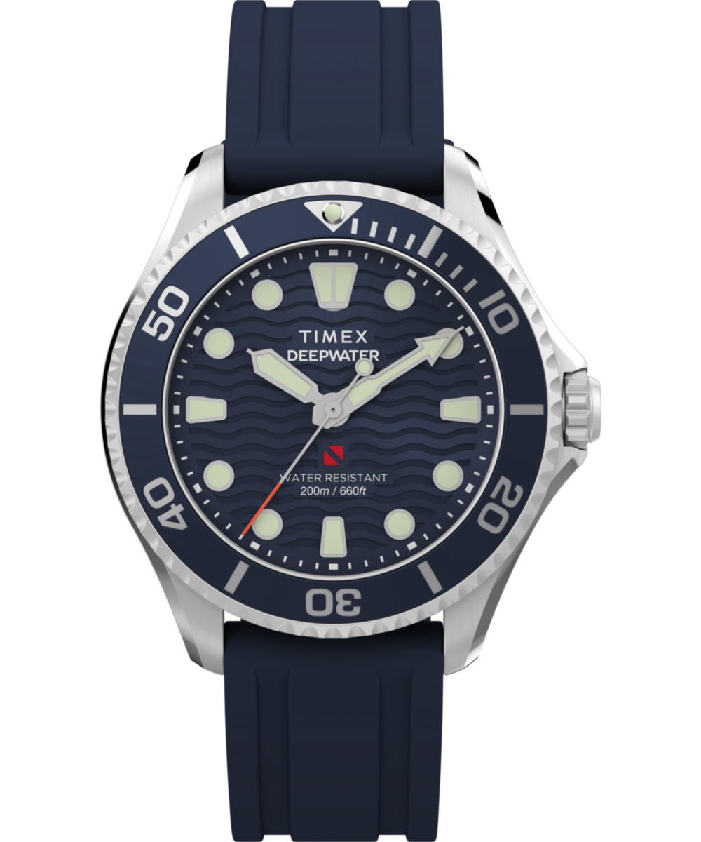 Heritage Deepwater Meridian 200 38mm HNBR Rubber Strap Watch