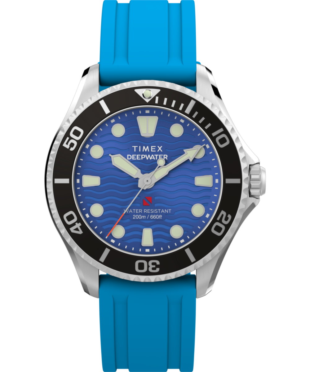 Heritage Deepwater Meridian 200 38mm HNBR Rubber Strap Watch