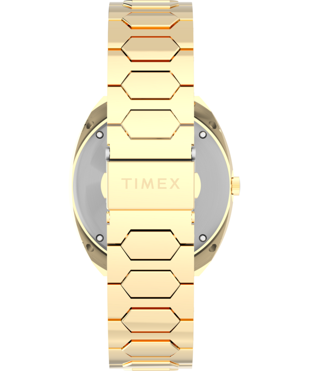 Heritage Q Timex 1972 Time Machine Reissue 39mm Stainless Steel Bracelet Watch