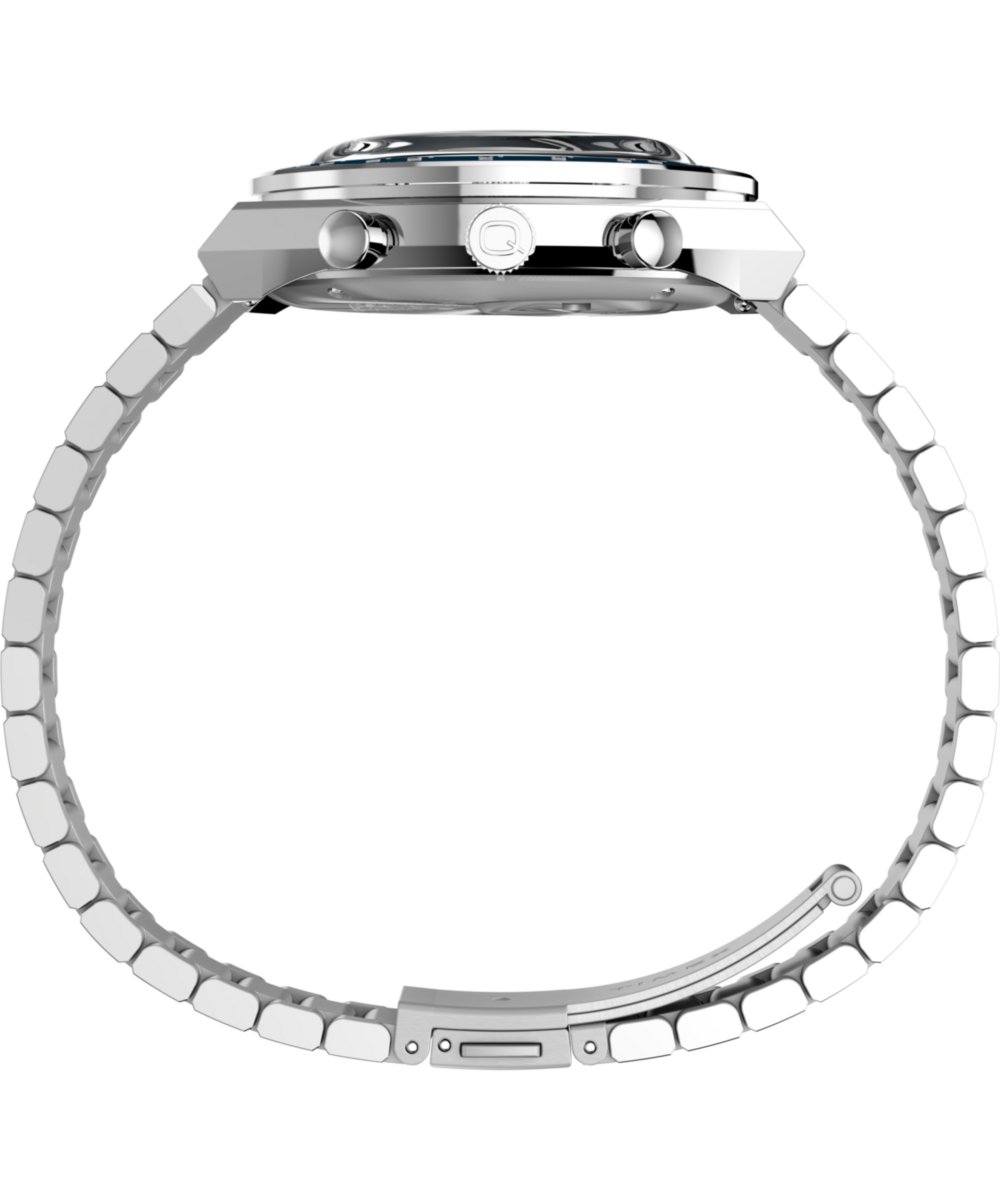 Heritage Peanuts x Q Timex Chronograph 40mm Stainless Steel Bracelet Watch
