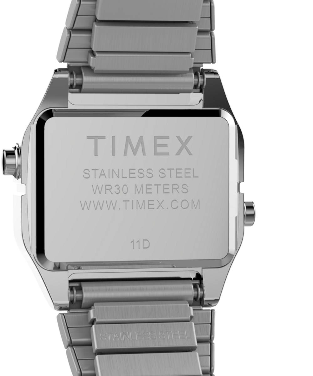 Heritage Teeny Tiny Timex Endorsed by Dimepiece 20mm Stainless Steel Expansion Band Watch with Perfect Fit