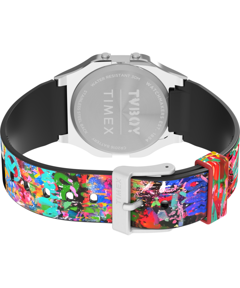 Heritage Timex T80 x TVBOY 34mm Resin Strap Watch