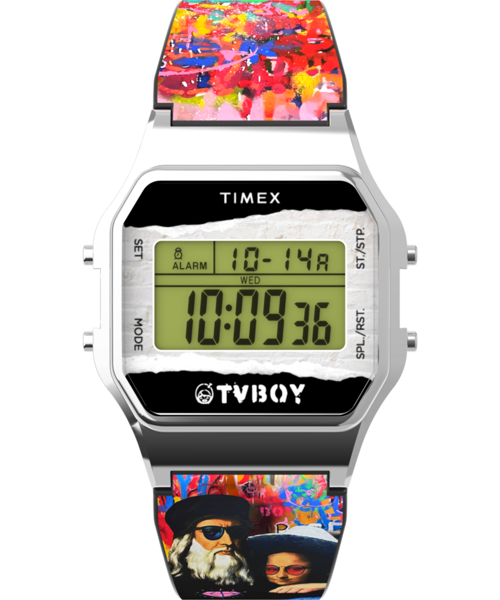 Heritage Timex T80 x TVBOY 34mm Resin Strap Watch