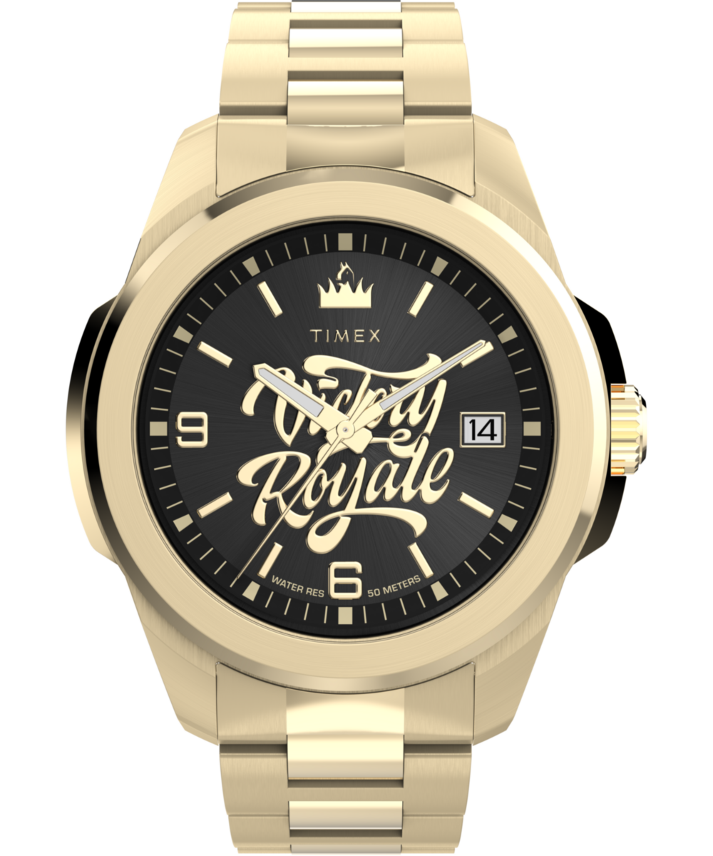 Heritage Timex x Fortnite Essex 45mm Stainless Steel Bracelet Watch