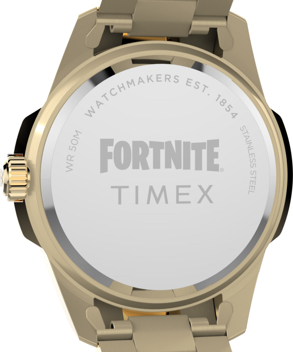 Heritage Timex x Fortnite Essex 45mm Stainless Steel Bracelet Watch