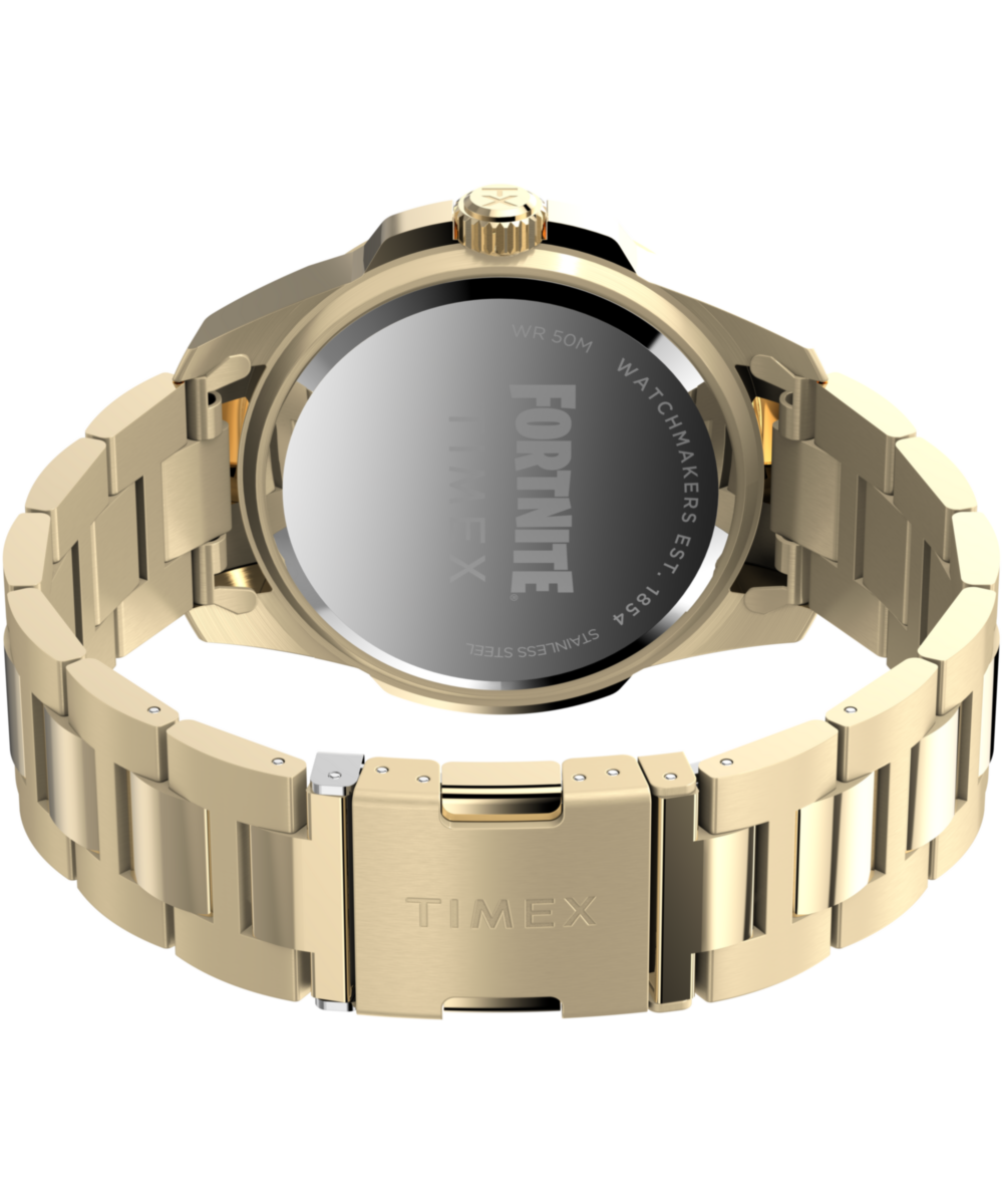 Heritage Timex x Fortnite Essex 45mm Stainless Steel Bracelet Watch
